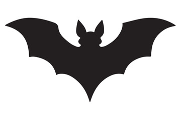 Bat Silhouette Vector Illustration for Halloween Projects