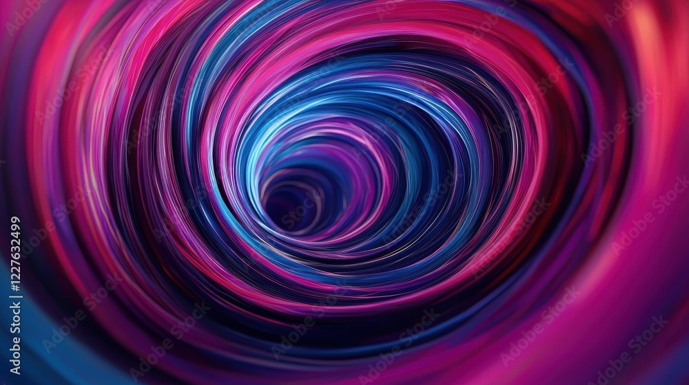 Poster a mesmerizing swirl of vibrant colors creates a dynamic, abstract vortex that draws the viewer's eye