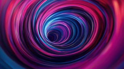 A mesmerizing swirl of vibrant colors creates a dynamic, abstract vortex that draws the viewer's eye into its depths.