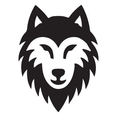 Stunning Wolf Head Silhouette Vector Art