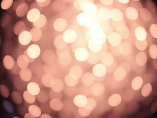 Obraz premium Glowing bokeh light reflecting off abstract textured surface, shimmering, festive, dreamy