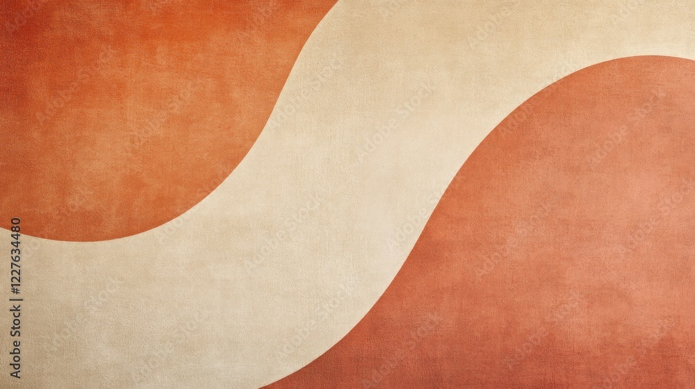 Aufkleber abstract background with warm earthy tones and a flowing wave-like pattern for graphic design