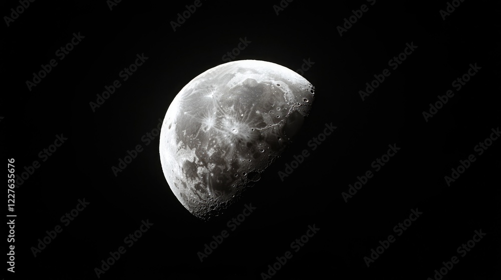 Poster lunar eclipse view with moon partially obscuring sun creating a dramatic celestial event and ample s