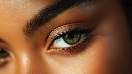 Obraz premium Laser Hair Removal Treatment Focused on Skin Care and Aesthetic Results