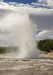 Geysers. alternative energy resource. geothermal