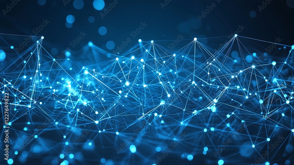 Poster abstract data technology background – web networks & digital connectivity