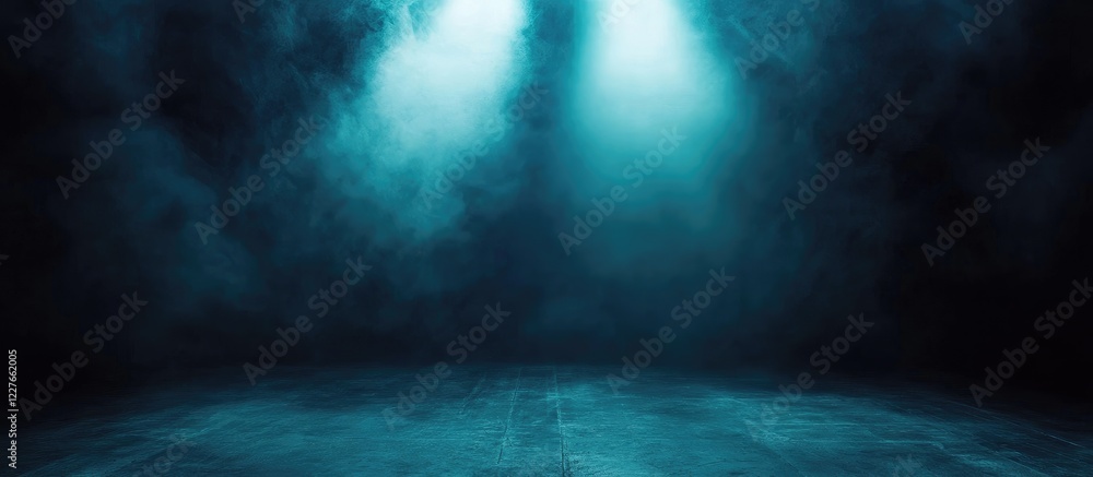 Aufkleber cinematic background with soft lighting and empty space for text or graphic insertions