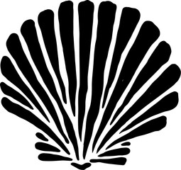 shells sketch style vector illustration isolated on white background.