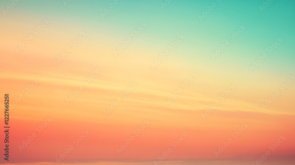 Poster vibrant gradient background with minimalist and modern design featuring smooth color transitions