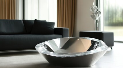 Contemporary Minimalist Living Room with Sleek Furniture and Elegant Design Elements