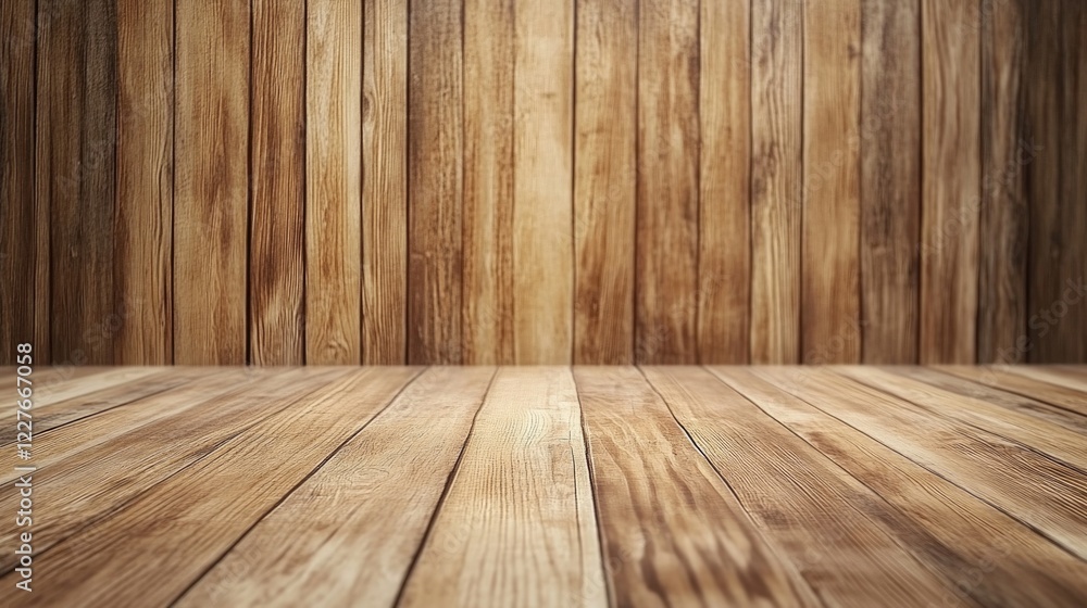 Aufkleber rustic wooden texture background with detailed grain patterns suitable for interior design and natur