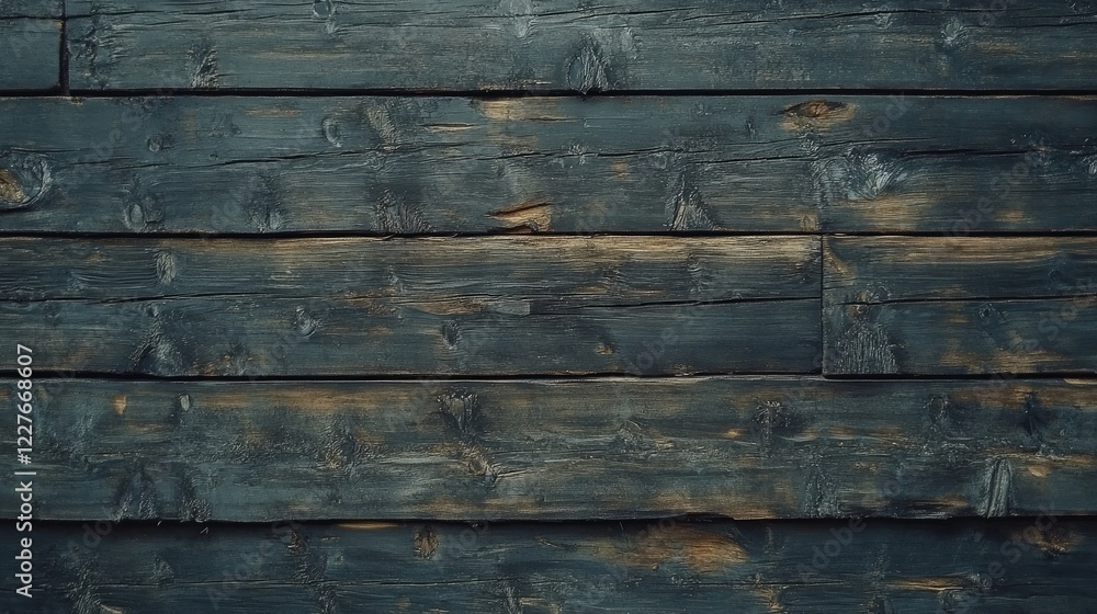 Aufkleber rustic dark wooden texture background with rough grain and weathered surface ideal for design and na