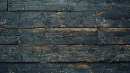 Fototapeta premium Rustic dark wooden texture background with rough grain and weathered surface ideal for design and natural themes.
