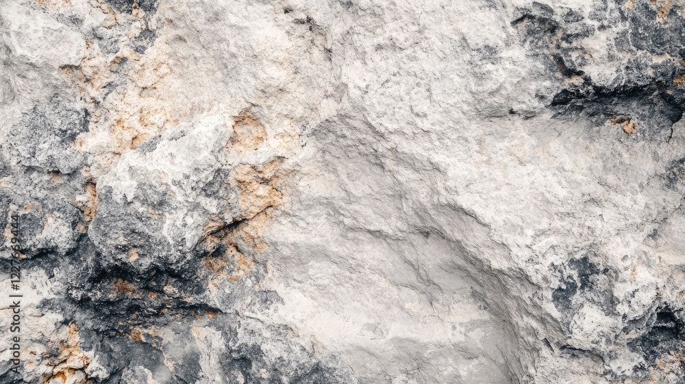 Poster natural travertine stone abstract texture background with unique patterns and earthy tones for desig