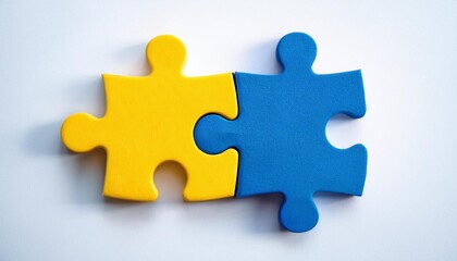 Fototapeta premium 3d puzzle piece