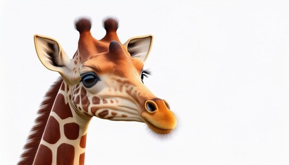 Obraz premium giraffe head close up