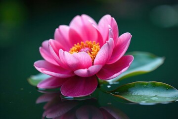 single peony flower in water, vase, bloom, garden