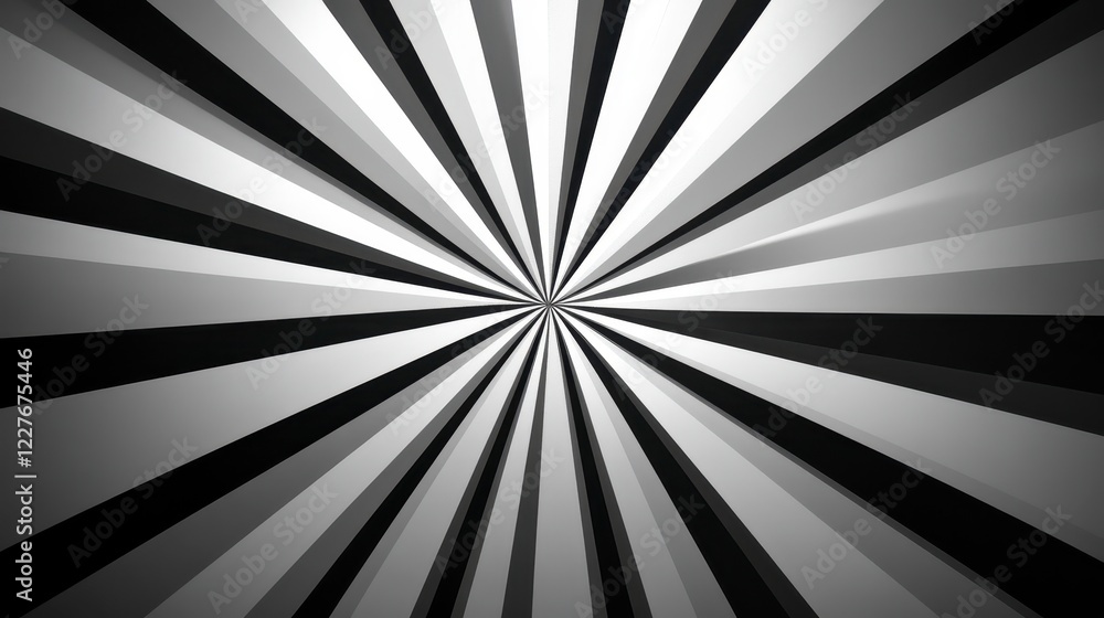 Poster abstract grayscale radiating lines background image with a burst effect creating a dynamic and energ