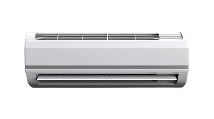 Air conditioner on white background , modern air conditioner isolated on white background , cooling system