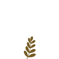 Simple leaf illustration