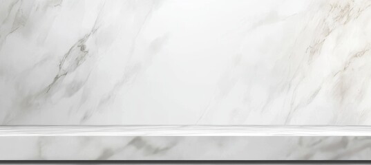 For interior decoration, white marble flooring is utilized as a studio background wall, perfect for displaying your products