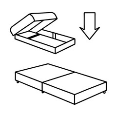 vector drawing of a house