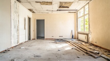 Renovation Potential of Abandoned Living Space in Real Estate Market Assessment