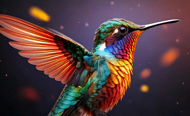 Obraz premium hummingbird in flight