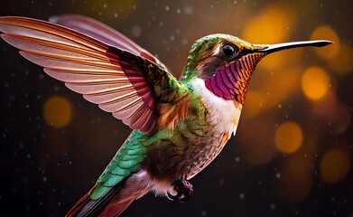Fototapeta premium hummingbird in flight
