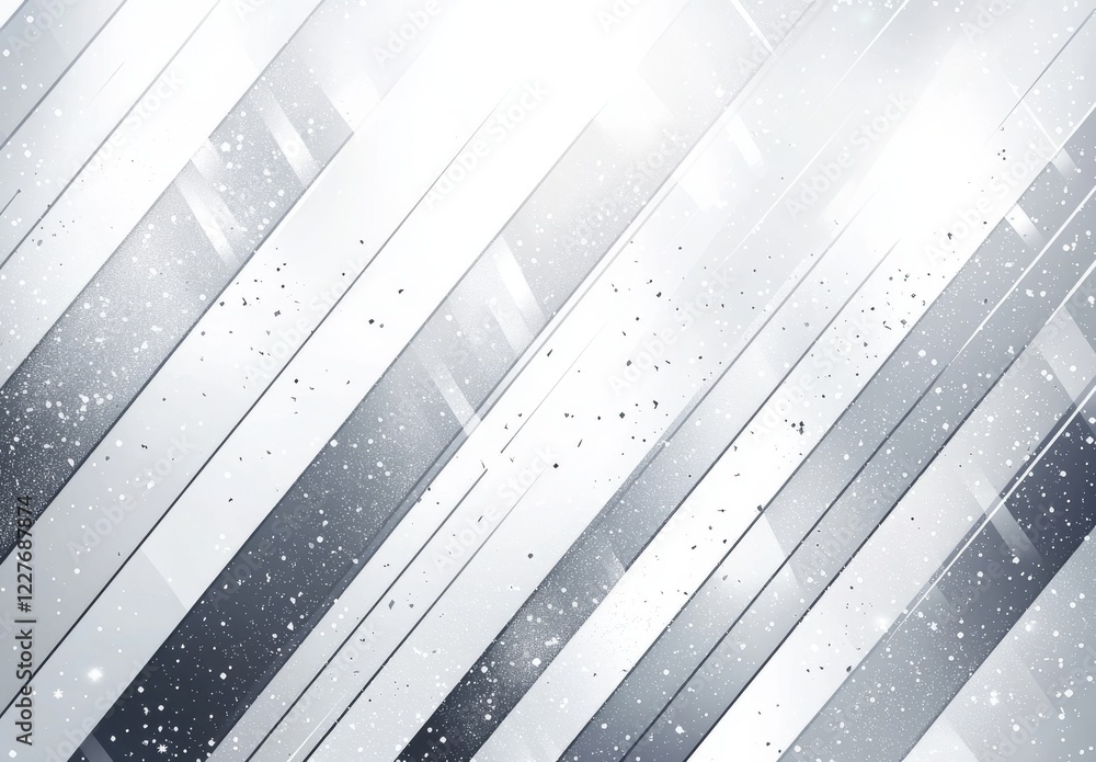 Poster the background is a gradient moving from white and silver light gray to black, embodying a metallic 