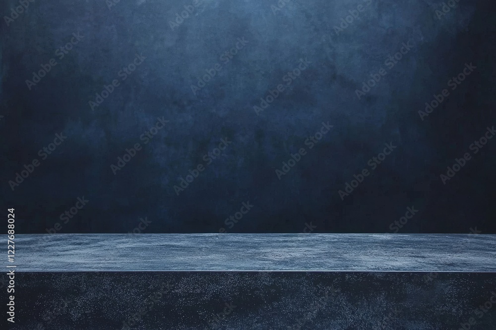 Poster empty gray background with a spotlight set up in a studio for showcasing or design. the backdrop is 