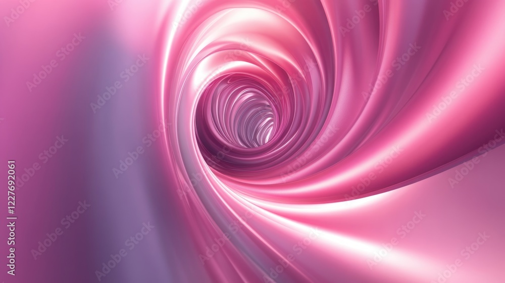 Poster elegant pink curved gradient abstract background with modern swirl effect and center composition for
