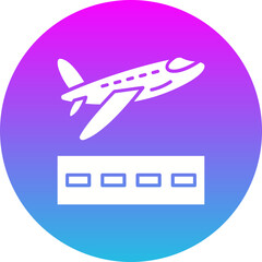 Fototapeta premium Runway Icon