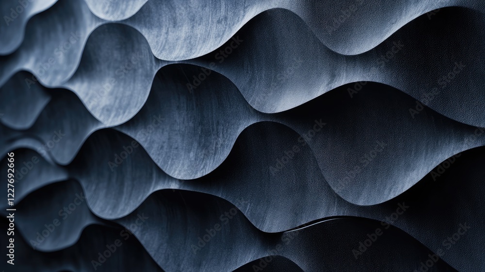 Poster dark blue organic wave pattern texture for modern design backgrounds or artistic applications. ideal