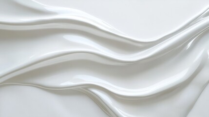 Textured white surface with flowing waves on a clean vertical background showcasing a polished and modern aesthetic suitable for design use.