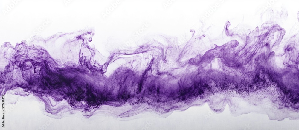 Poster abstract purple and white ink wave texture for artistic background design with empty space for perso