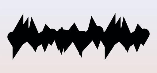 A powerful and dramatic vector illustration depicting damage and destruction, perfect for conveying themes of earthquakes, crashes, and distress