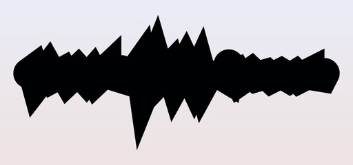 A powerful and dramatic vector illustration depicting damage and destruction, perfect for conveying themes of earthquakes, crashes, and distress