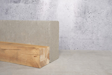 Photo background, wood, concrete, wood on concrete background