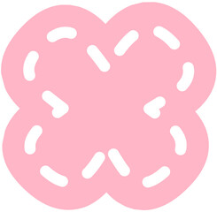 Stitch Font Multiply Symbol Sign 
