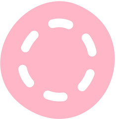 Stitch Font Dot Symbol Sign 