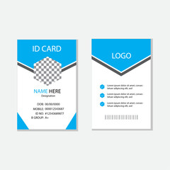 id card design template corporate