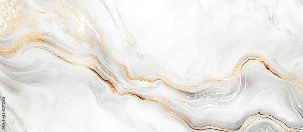 Aufkleber elegant marble texture with gold veins and soft waves ideal for interior design and wallpaper backgr