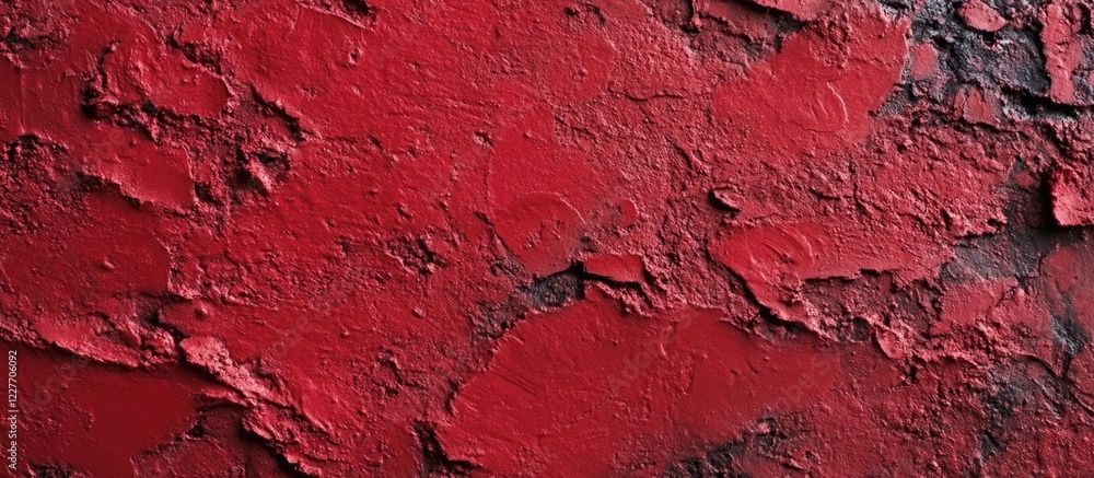 Poster textured red abstract surface with gritty pigment ideal for backgrounds and graphic design projects