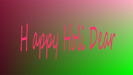 Fototapeta premium Happy h o l i dark green and dark pink beautiful background 