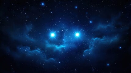 Cosmic Night Sky