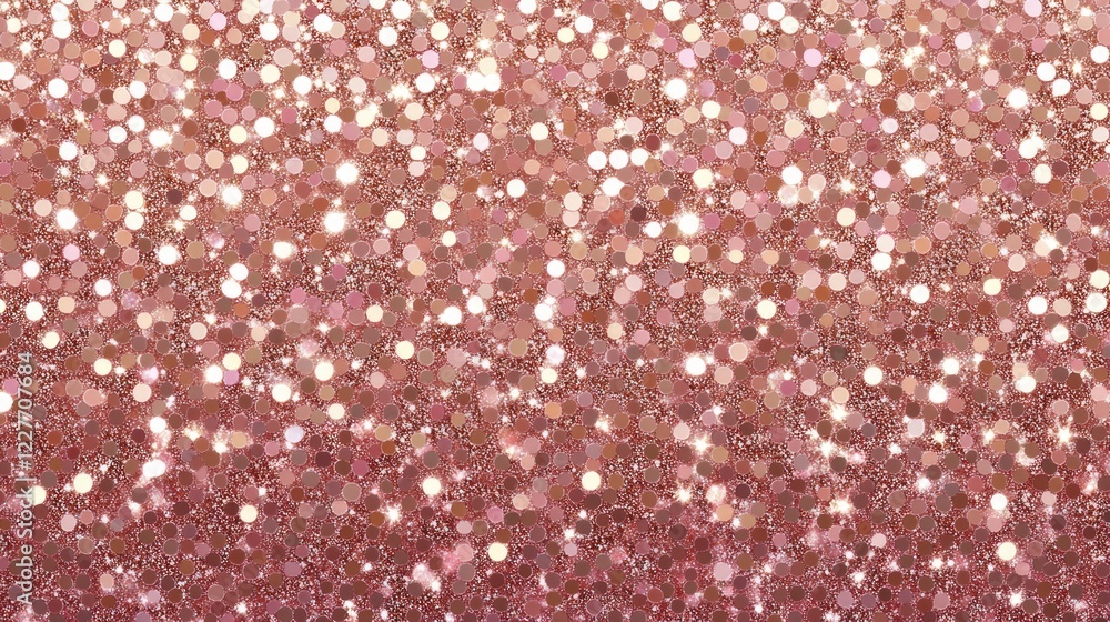 Poster rose gold sparkling festive background with shimmering glitter texture ideal for celebration and eve