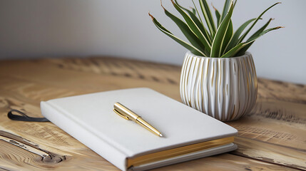 2025 blank notebook pen new years gols.