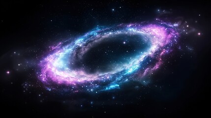 Fototapeta premium A Celestial Dance of Vibrant Nebulae in the Depths of Space