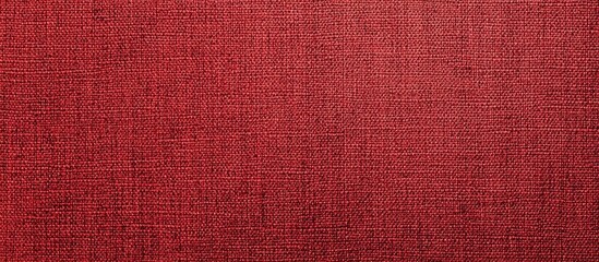 Fototapeta premium Luxurious red fabric texture showcasing rich grain and elegance ideal for premium quality designs with space for text insertion